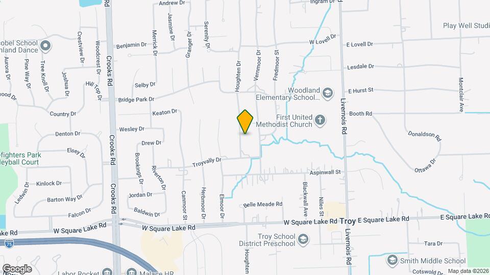 6382 Houghten Dr Map and Location Details