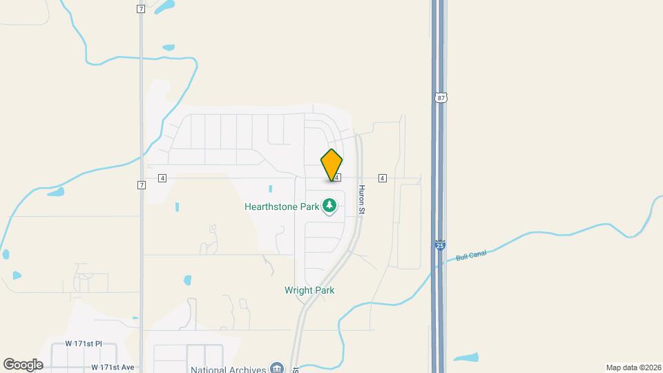 551 W 175th Pl Map and Location Details