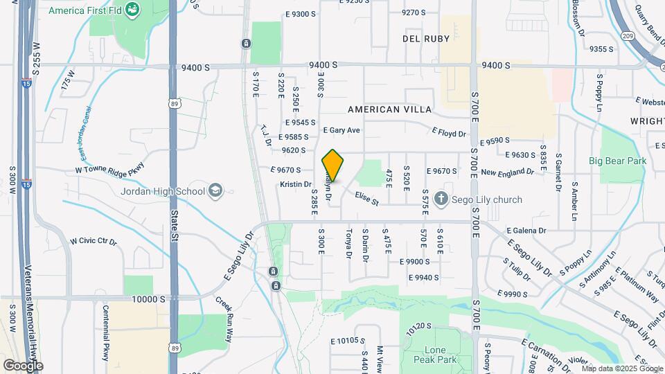 9709 E Annalyn Dr Map and Location Details