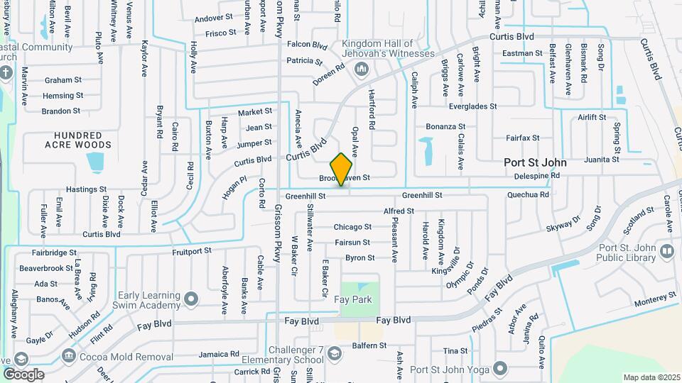 4770 Greenhill St Map and Location Details