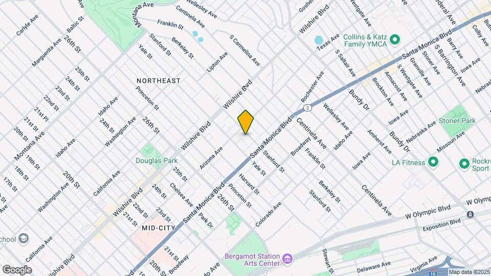 1326 Stanford St Map and Location Details