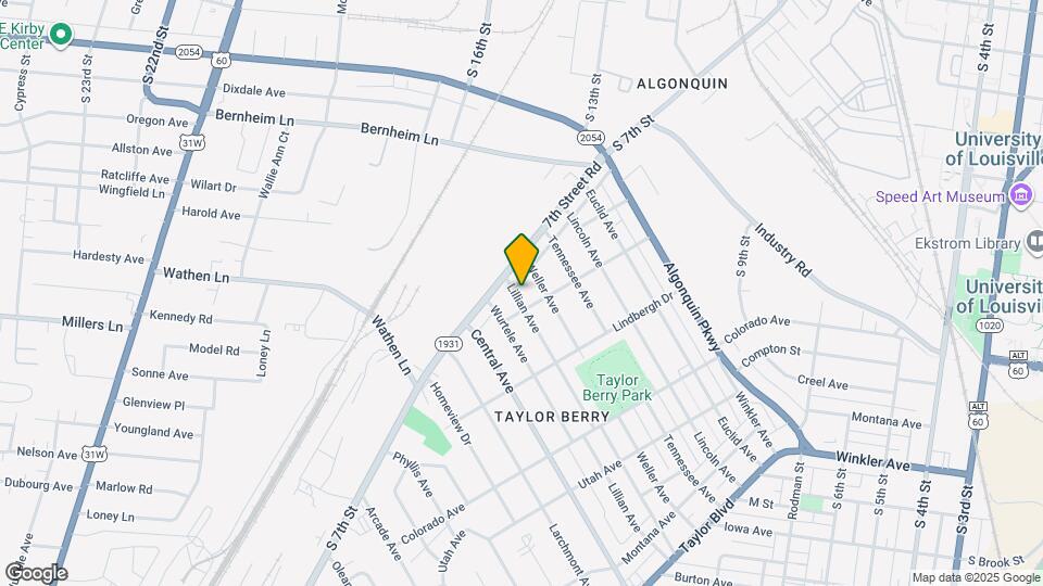 1443 Lillian Ave Map and Location Details