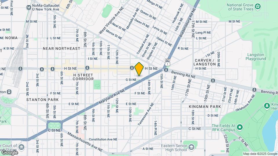 1336 G St NE Map and Location Details