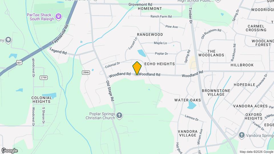 717 Woodland Rd Map and Location Details