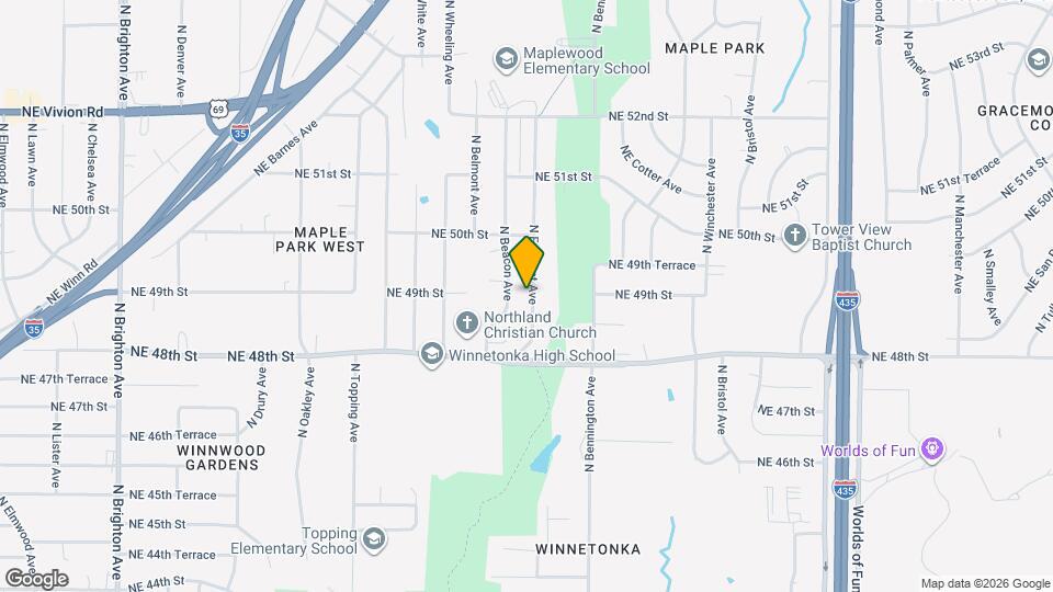 4900 N Fremont Ave Map and Location Details