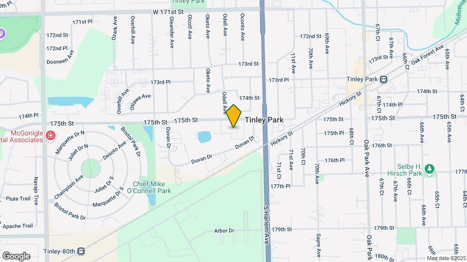7310 Sandalwood Dr Map and Location Details