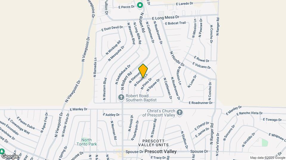 5213 N Desert Ln Map and Location Details