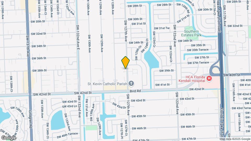 12701 SW 38th Terrace Map and Location Details