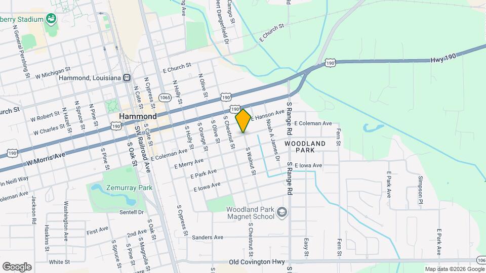 404 S Walnut St, Unit 1 Map and Location Details