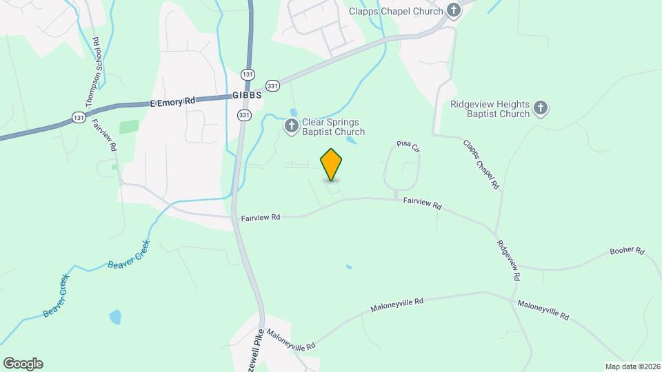 7010 Echo Hill Way Map and Location Details