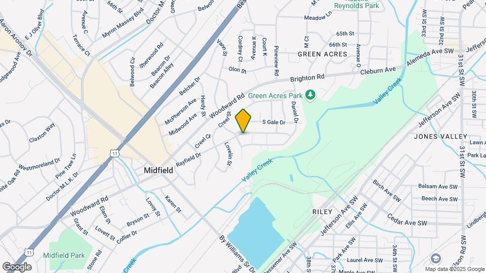 1245 Rayfield Dr Mapa y Detalles de la Ubicación