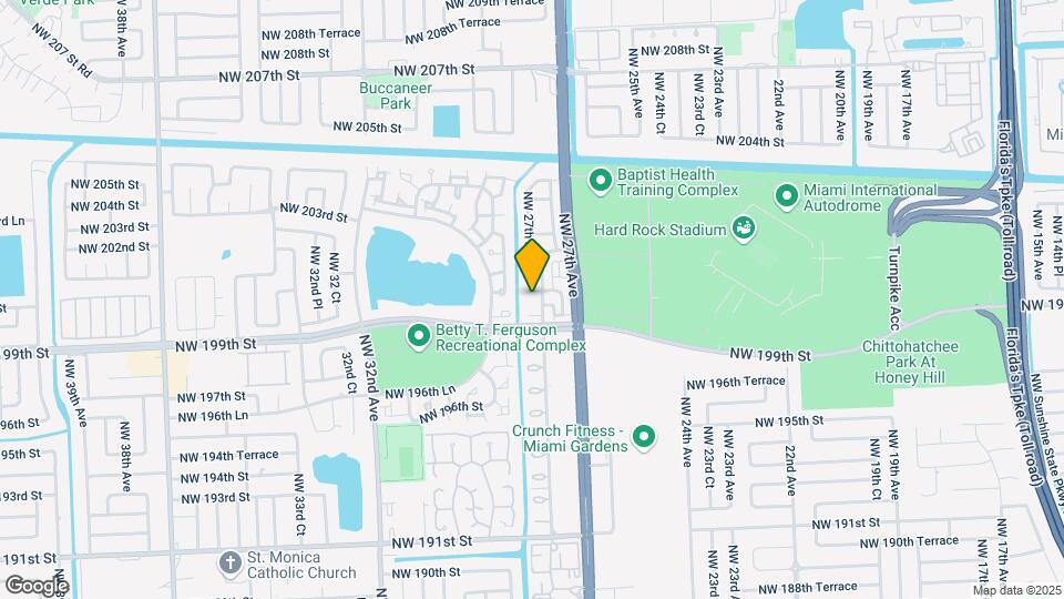 2738 NW 200th Terrace Map and Location Details
