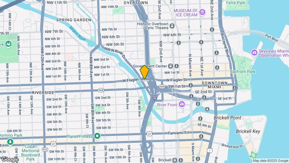 340 W Flagler St Map and Location Details