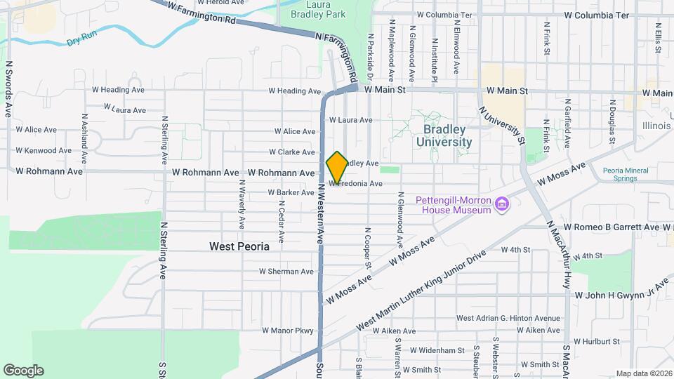 1808 W Fredonia Ave Map and Location Details