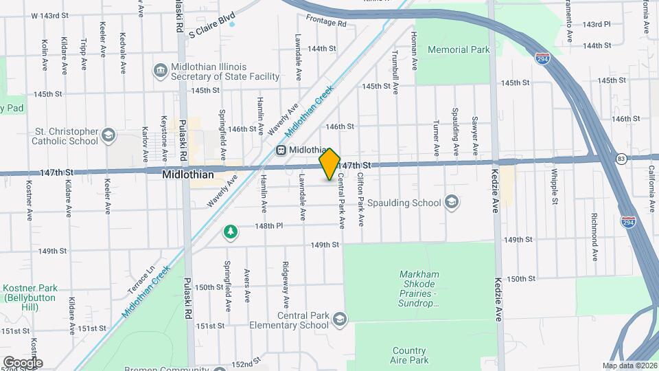 3631 147th Pl, Unit Unit 2S and GN Map and Location Details