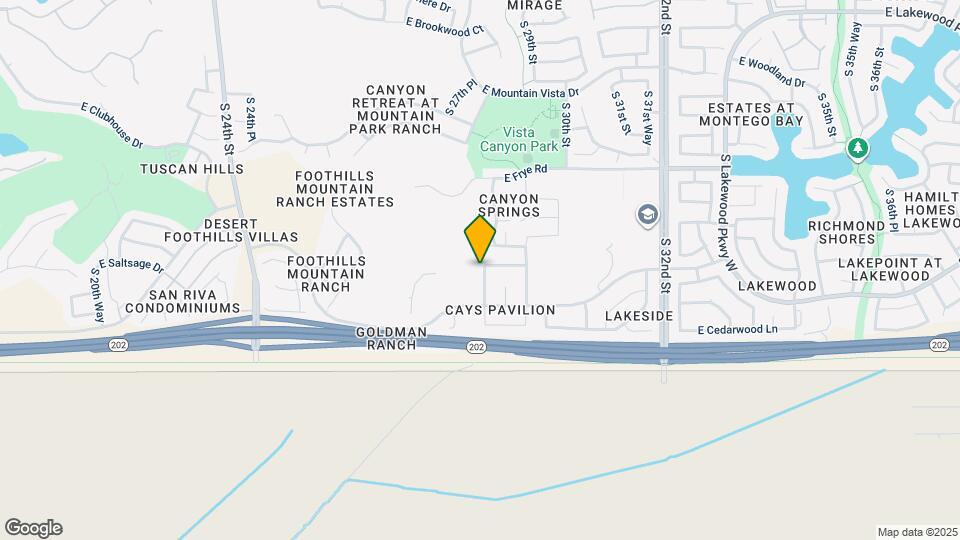 16618 S 28th Pl Map and Location Details