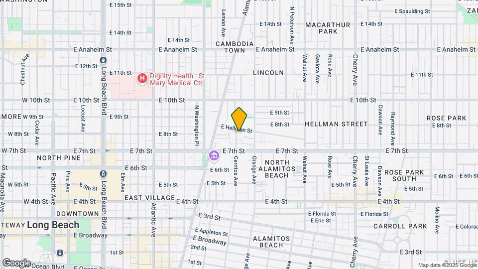 756-758 Cerritos Ave Map and Location Details