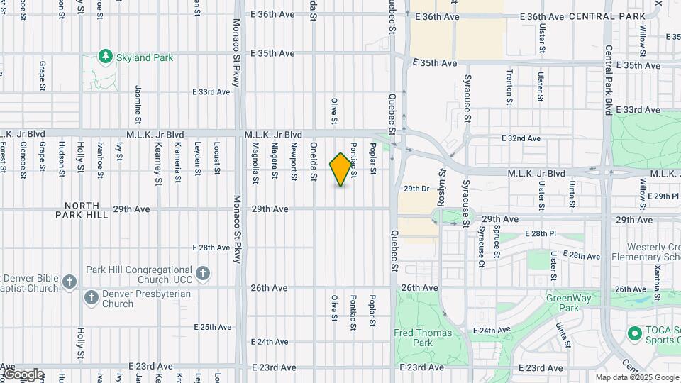 2940 Olive St Map and Location Details