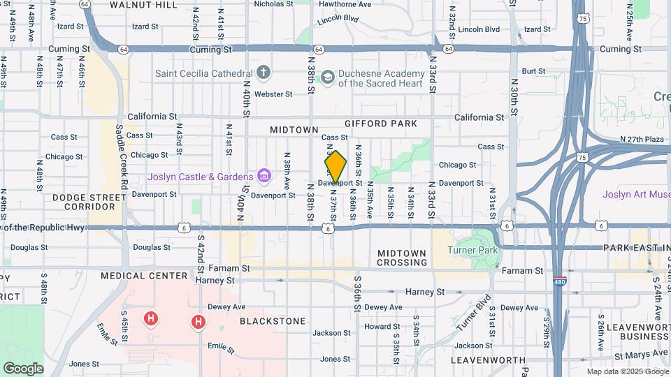3663 Davenport St Map and Location Details