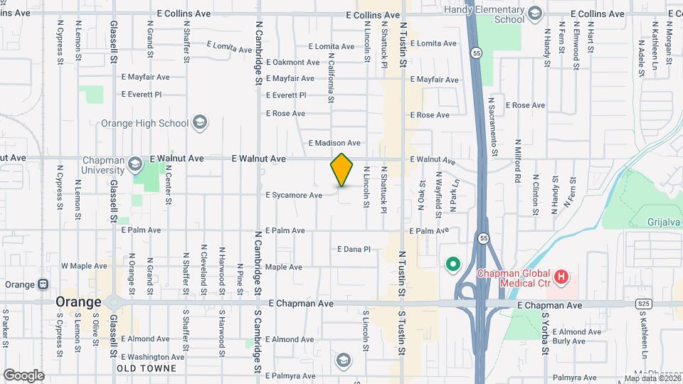 405 N California St Map and Location Details