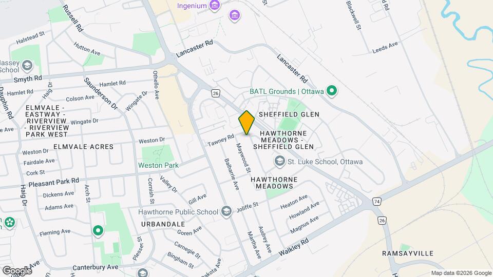 2042 Tawney Rd Map and Location Details