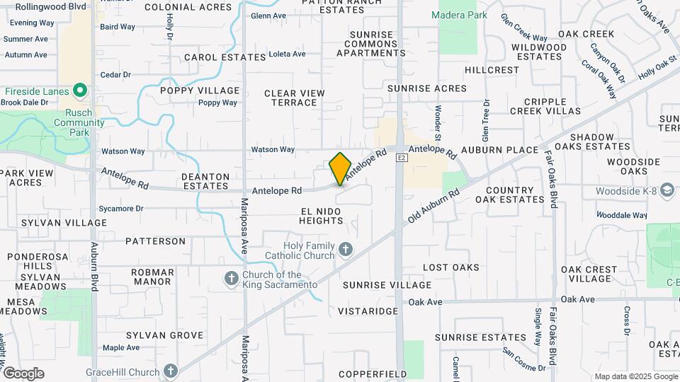 Antelope Creek Apartments Map and Location Details
