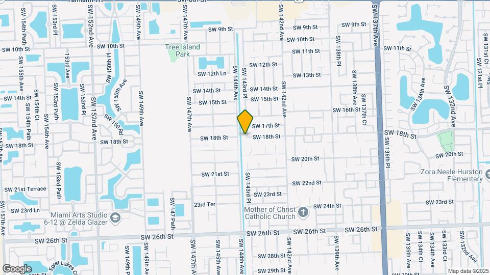 14423 SW 18th St Map and Location Details