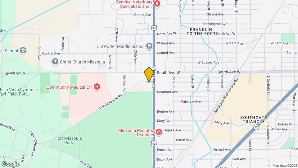 2625 Dearborn Ave Map and Location Details