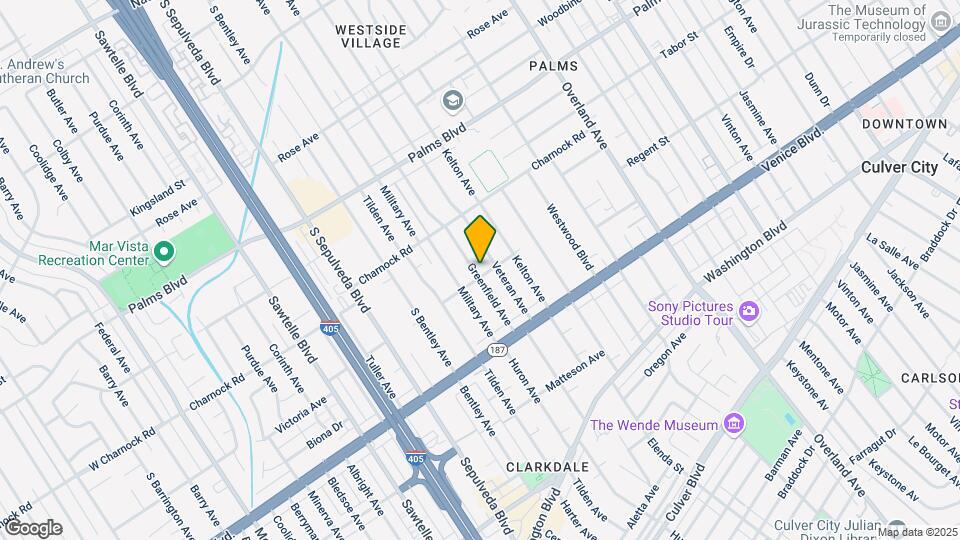 3670 Greenfield Ave-Unit -3 Map and Location Details