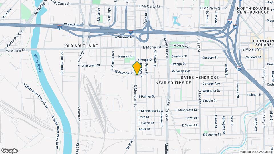 1423-1423 S Meridian St Map and Location Details