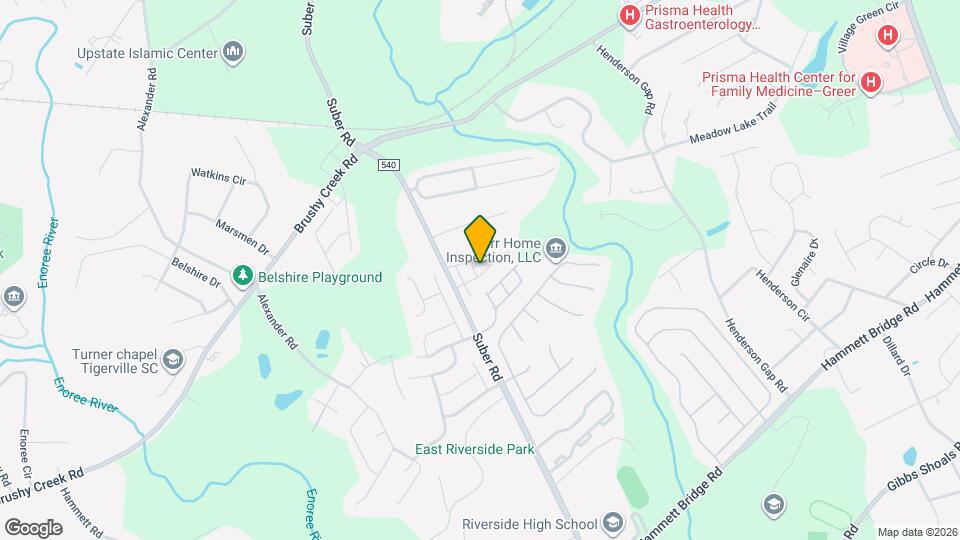 303 Trail Branch Ct. Map and Location Details