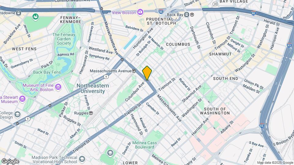 461 Massachusetts Ave Map and Location Details