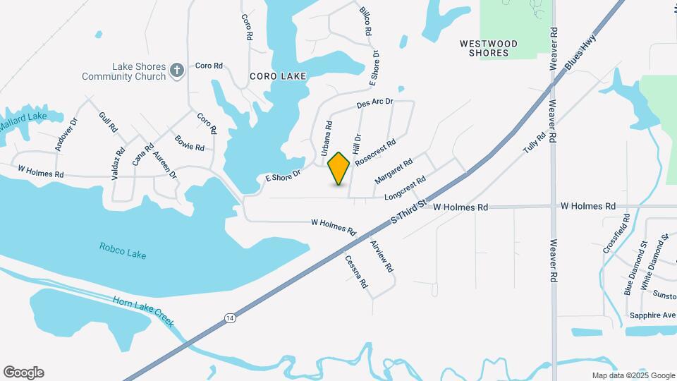 1358 Longcrest Rd Map and Location Details