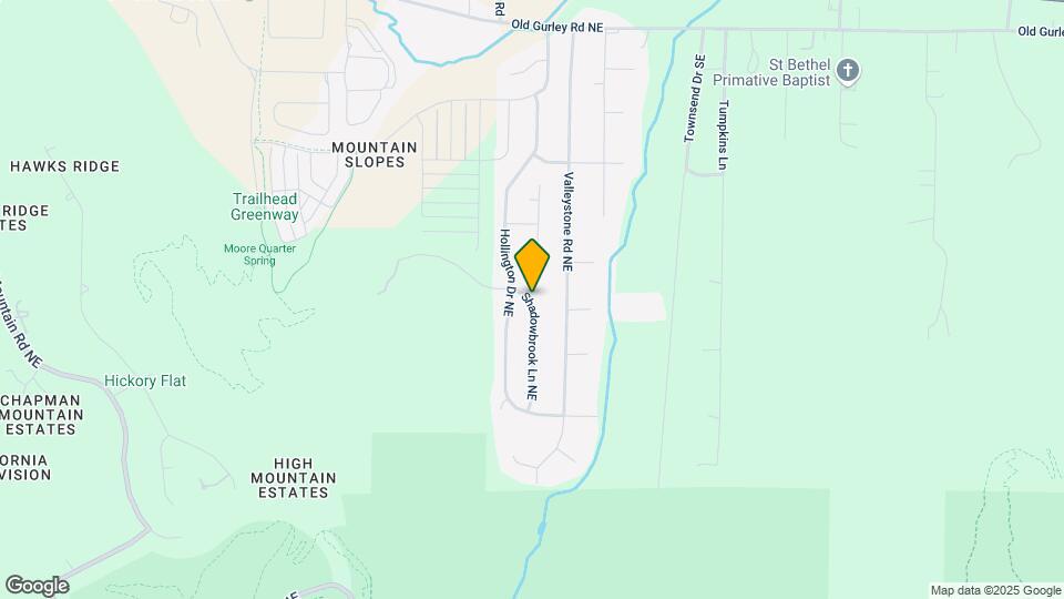 205 Shadowbrook Ln NE Map and Location Details