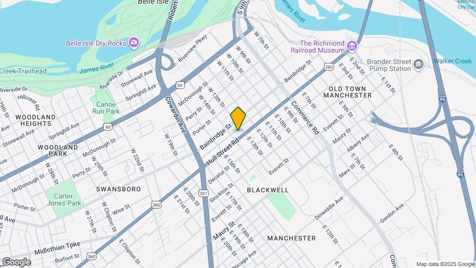 1315 Hull Street Rd Map and Location Details