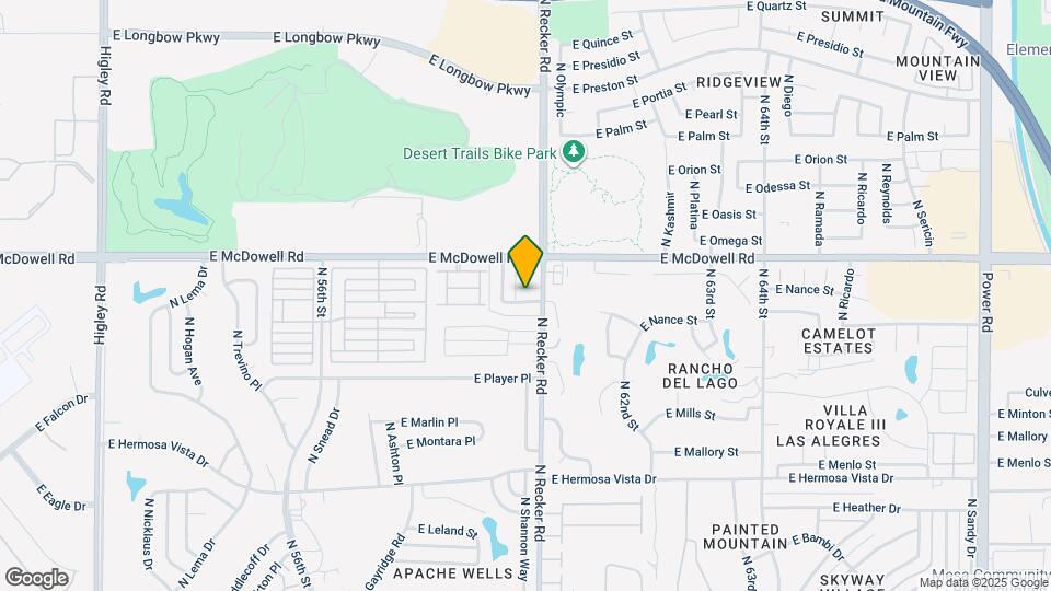 5950 E Norland St, Unit 102 Mapa y Detalles de la Ubicación