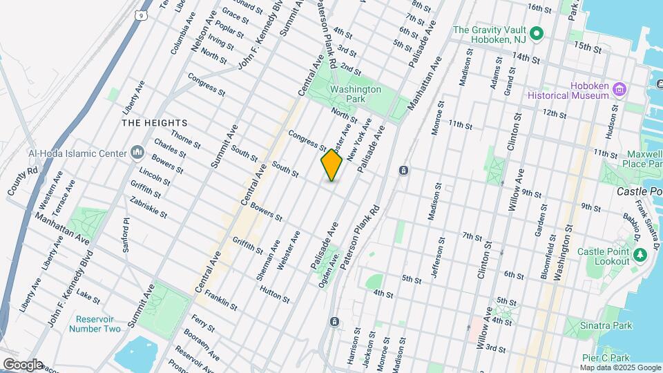 347 New York Ave Map and Location Details