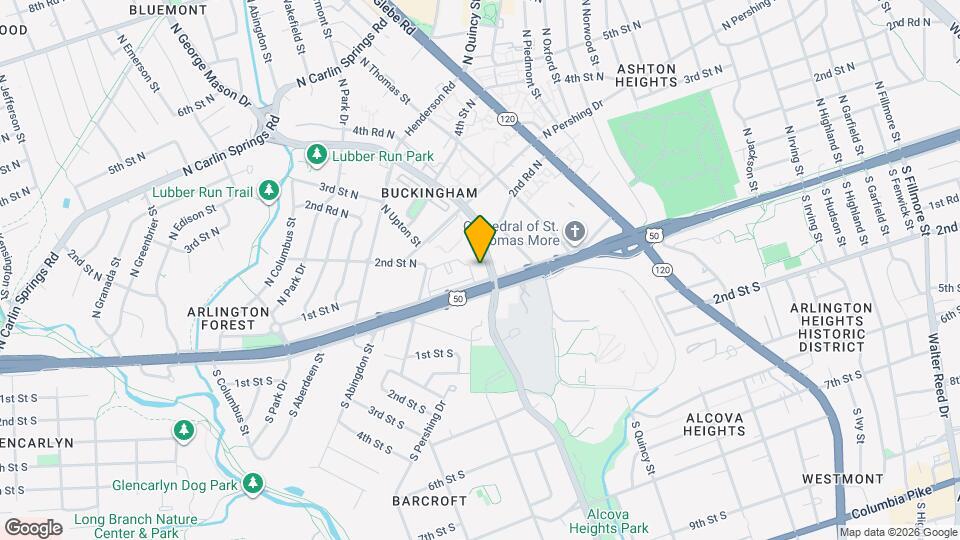 102 N George Mason Dr, Unit #4 Mapa y Detalles de la Ubicación