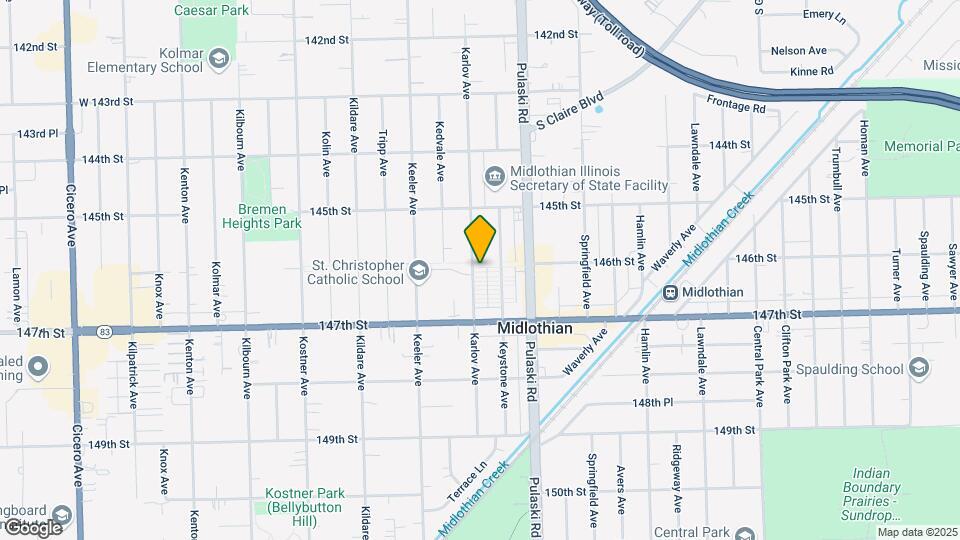 14601 Karlov Ave Map and Location Details