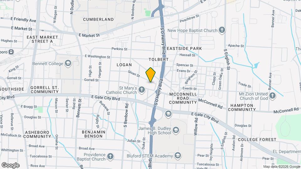 1520 Sloan St Map and Location Details