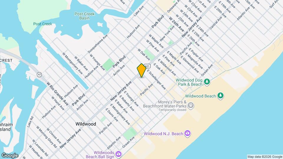 119 E Garfield Ave Map and Location Details