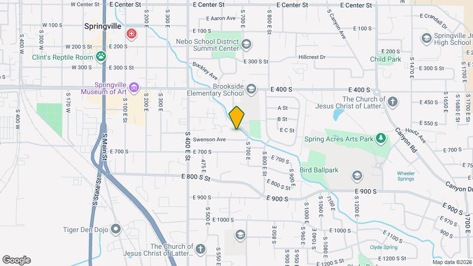 645 Swenson Ave Map and Location Details