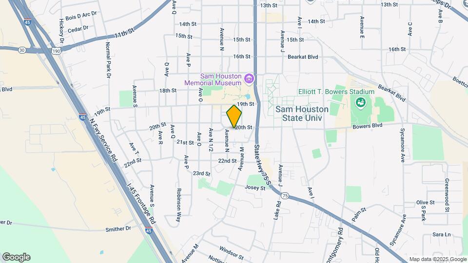 1239 20th St Map and Location Details
