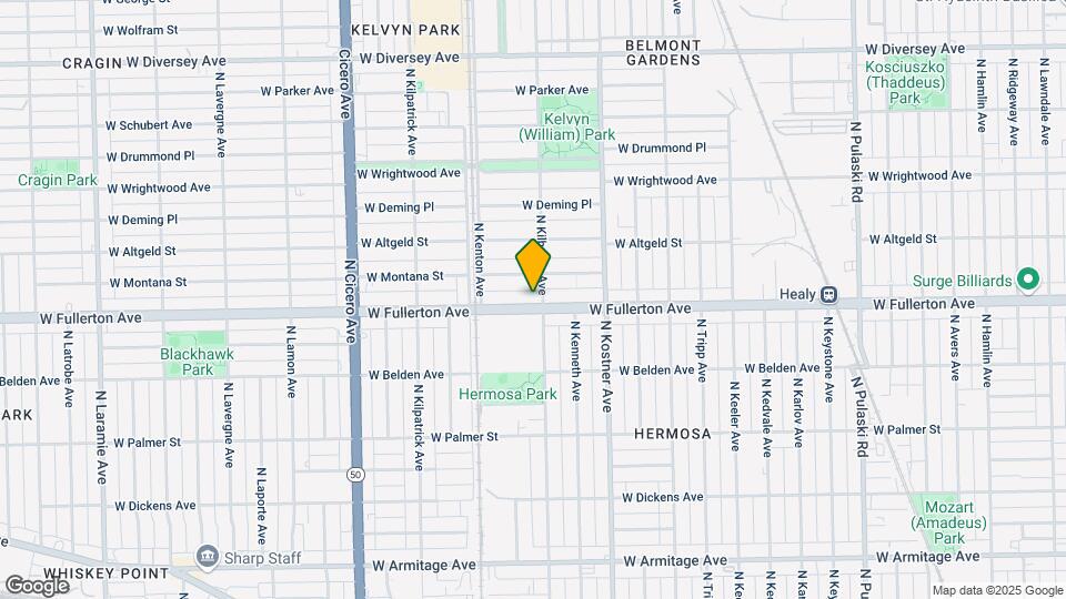 4500-4506 W Fullerton Ave Map and Location Details