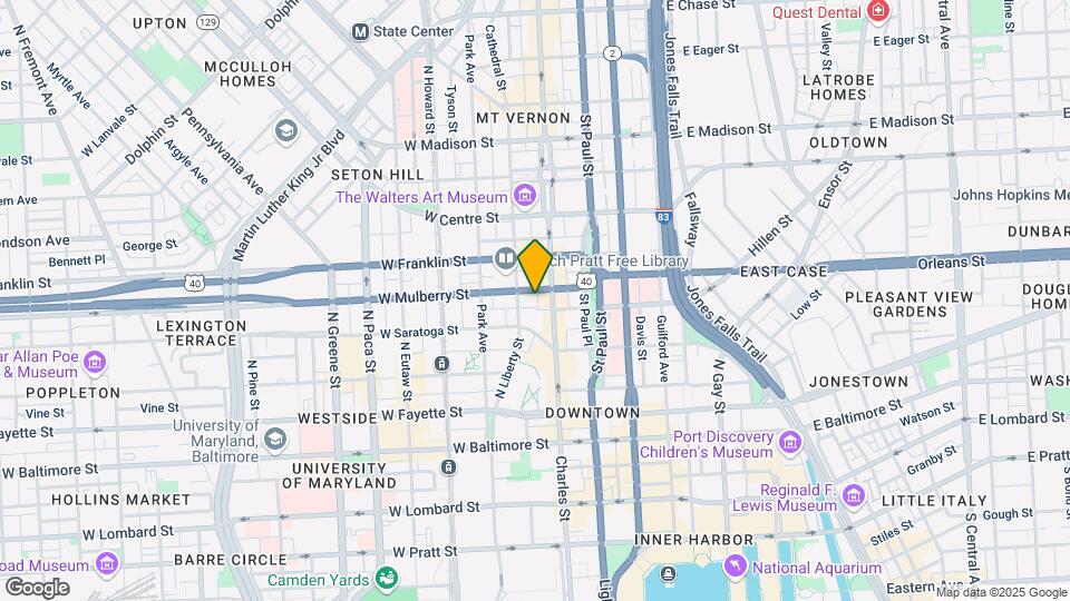 7 W Mulberry St Map and Location Details