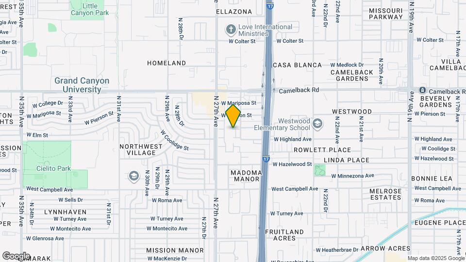 4724 N 26th Dr Map and Location Details
