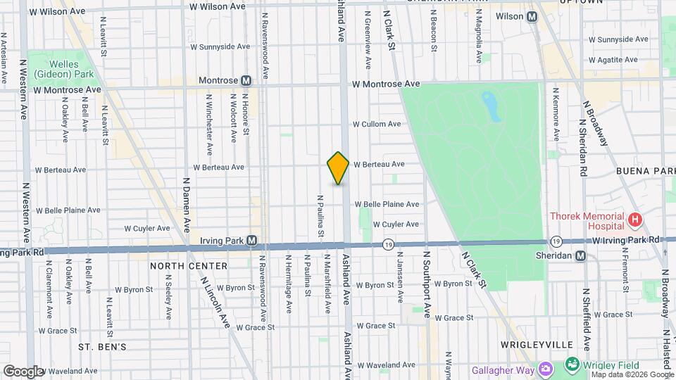 4120 N Ashland Ave, Unit E2 Map and Location Details