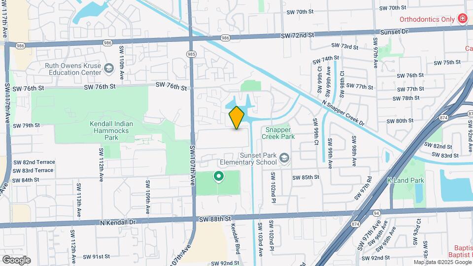 8025 SW 107th Ave Map and Location Details