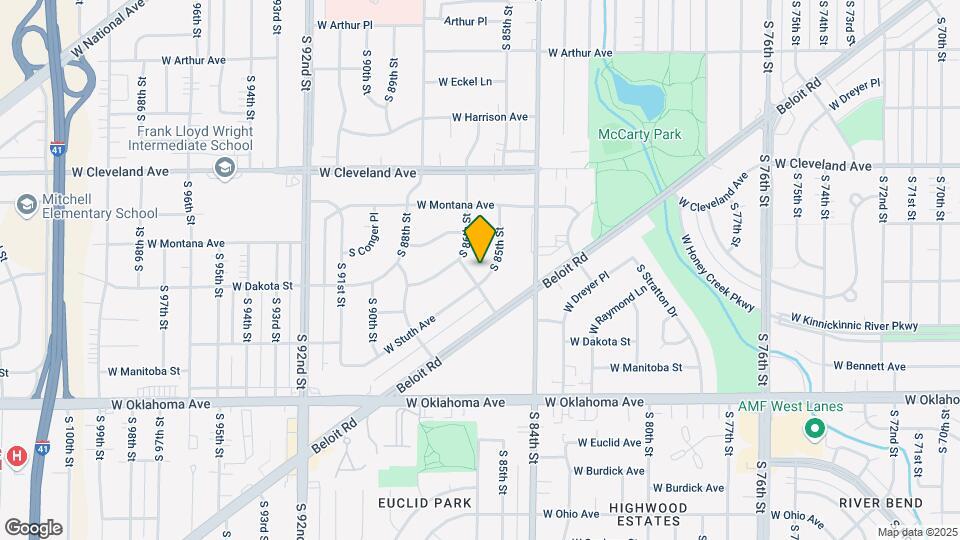 2911 S 85th St Map and Location Details