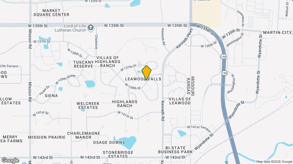 Leawood Manor Apartments Map and Location Details